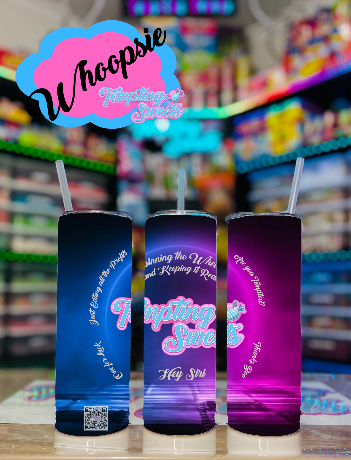 Tempting Sweets whoopsie Tumbler 20oz (600ml)
