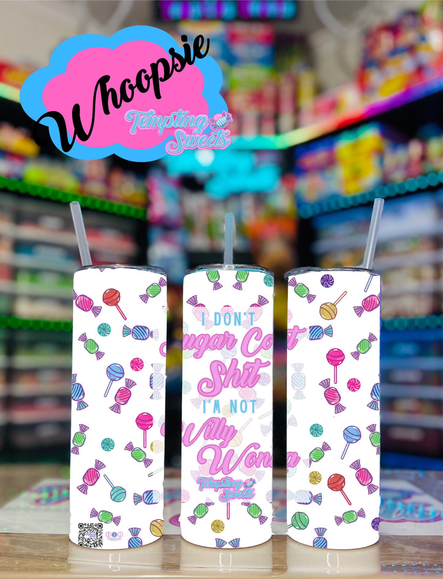 Tempting Sweets whoopsie Tumbler 20oz (600ml)