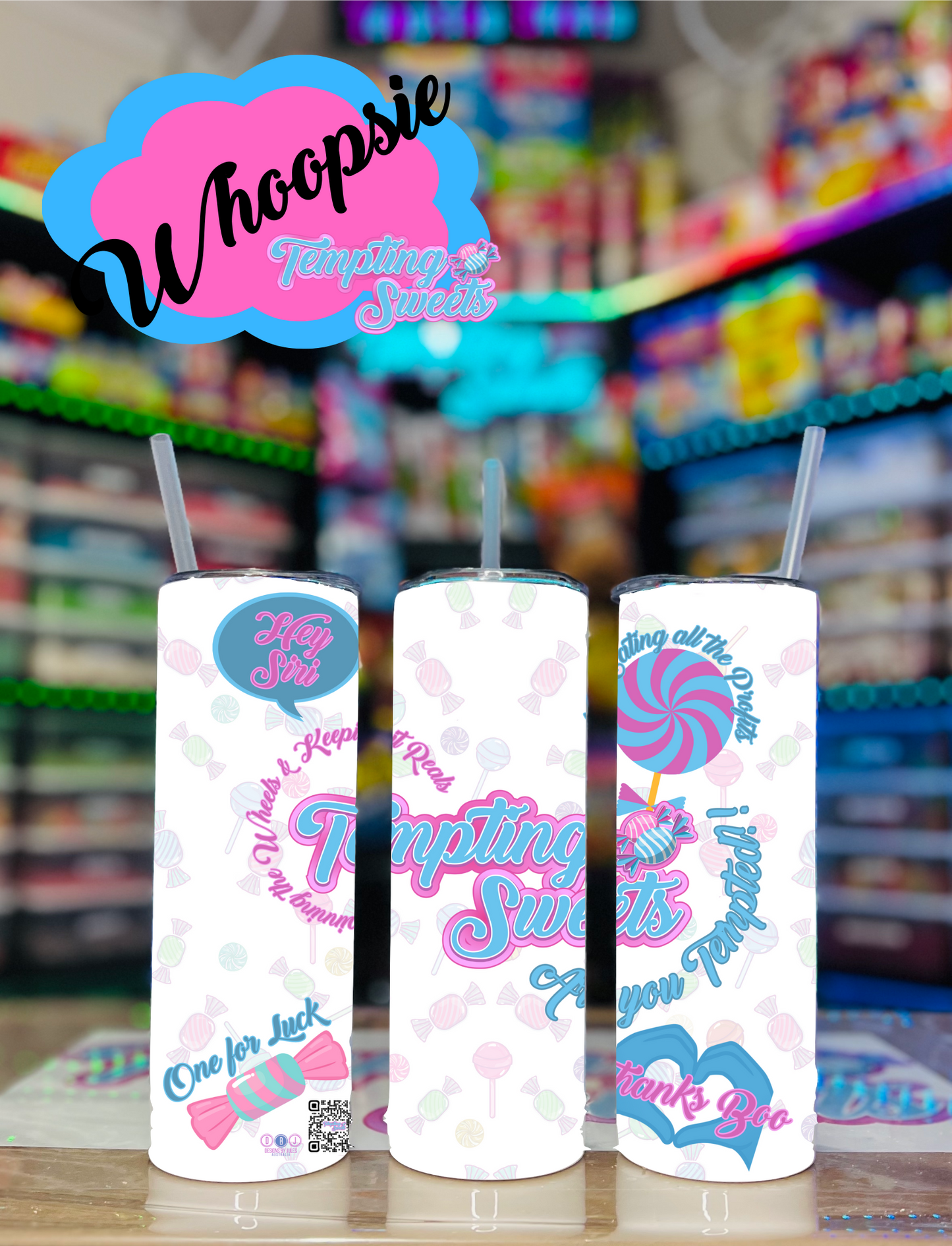 Tempting Sweets whoopsie Tumbler 20oz (600ml)