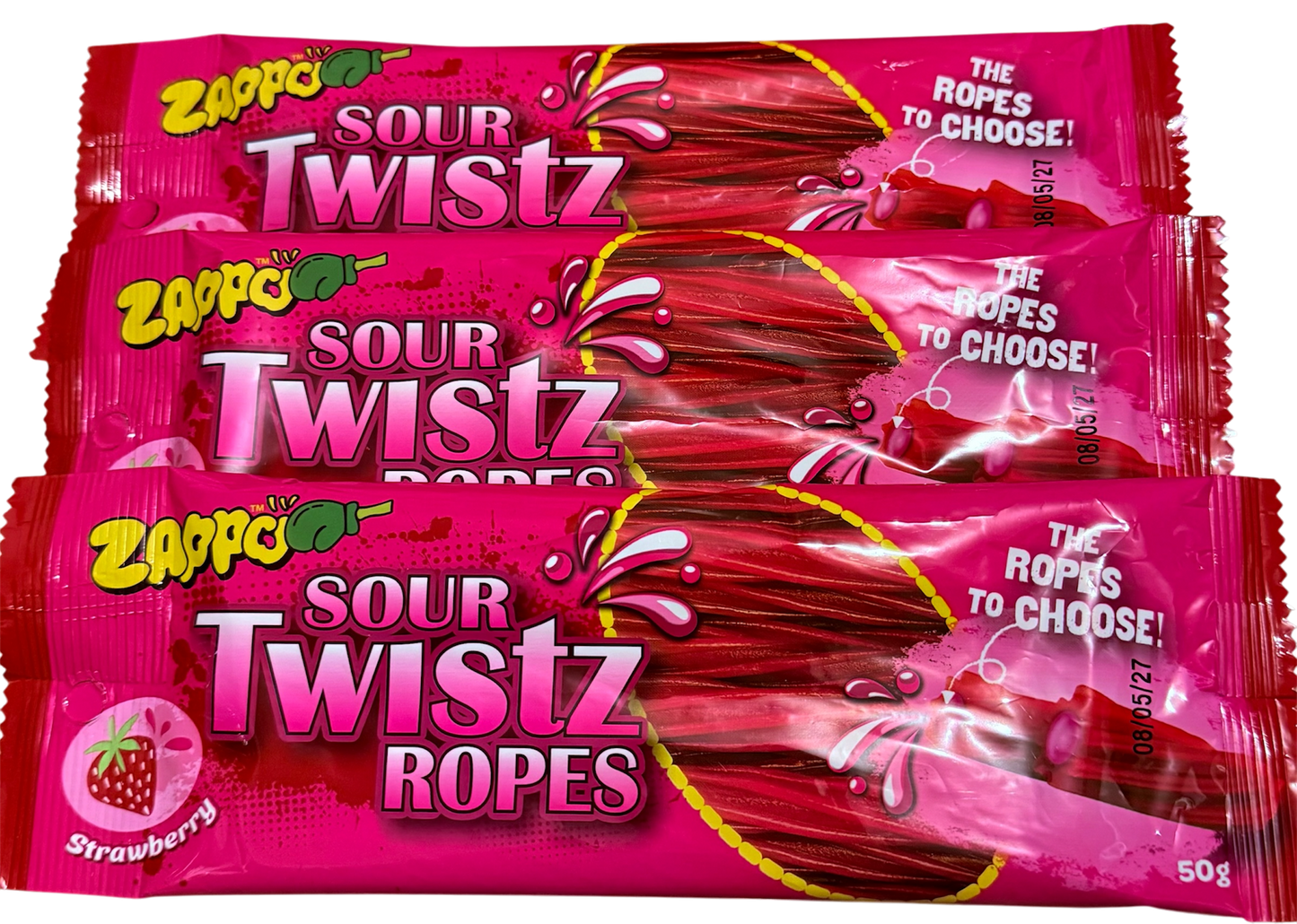Zappo Sour Twistz Ropes Strawberry β 50g