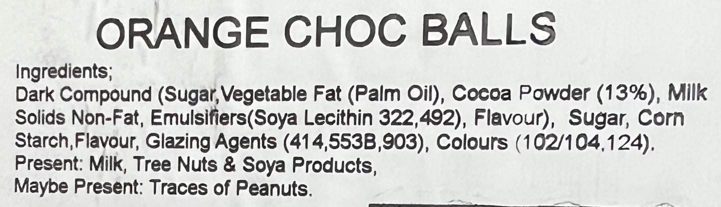 Choc Orange Balls
