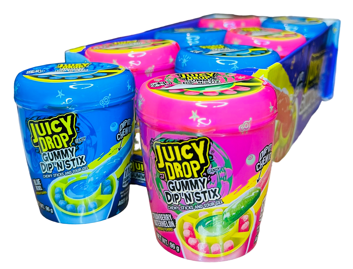 Juicy Drop Gummy Dip n Stix (96g)