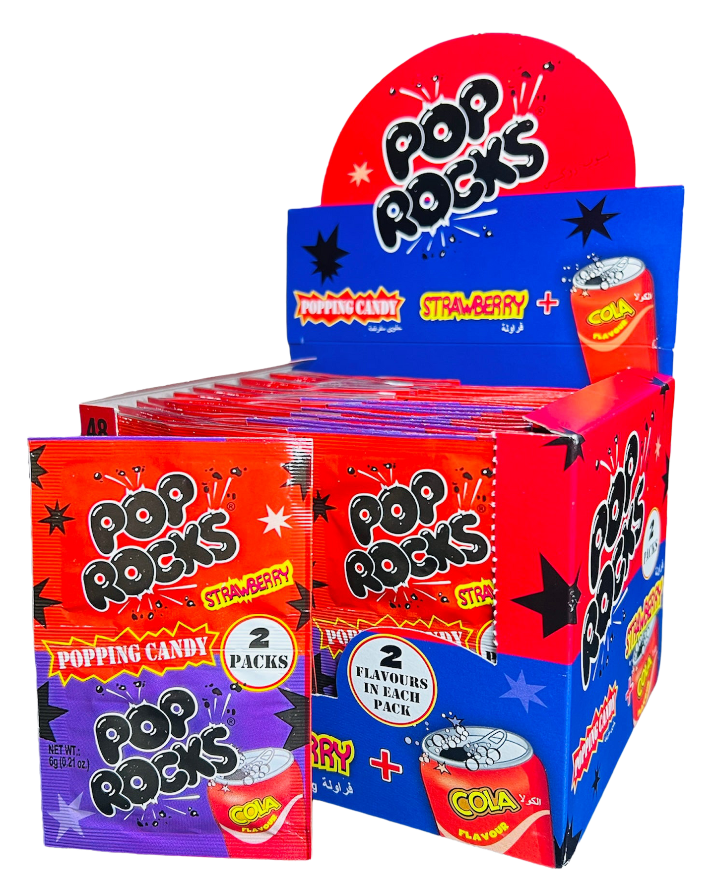 Pop Rocks 2pk Strawberry & Cola (6g)(BB 02/25)