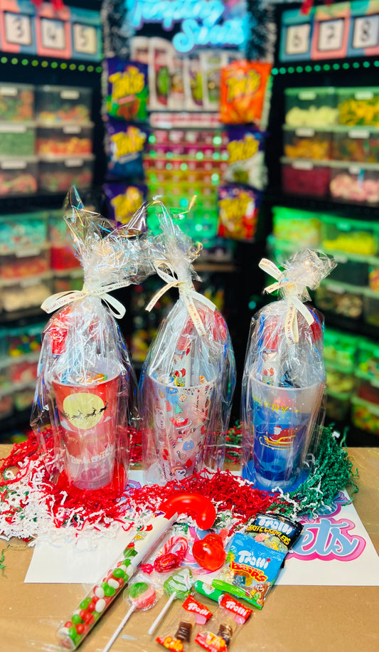 Christmas Cold Cup Colour Changing tumbler with Christmas Goodies gift wrapped (Limited Stock) on