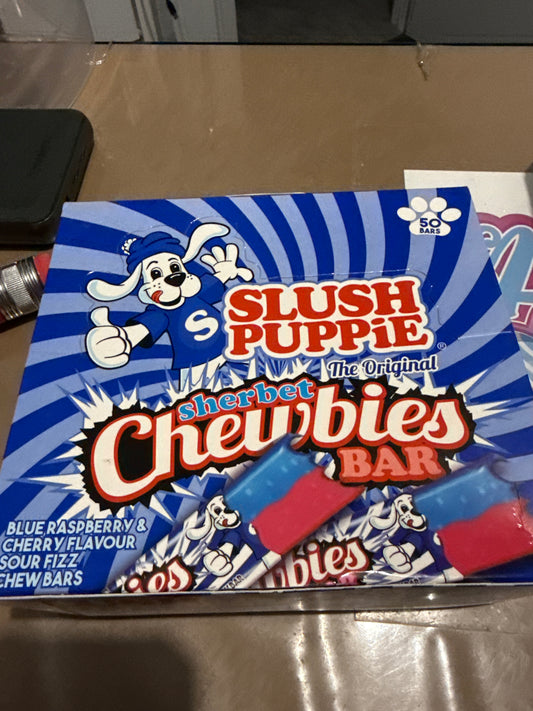 Slush puppie chew bar