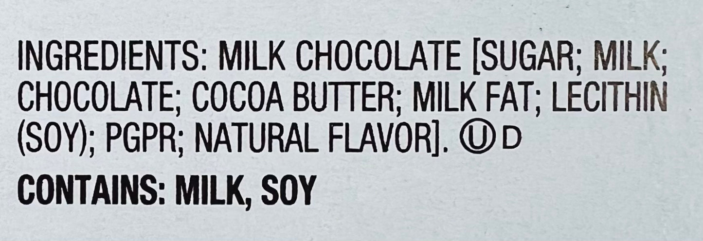 Hershey’s Milk Chocolate Bar (43g)(BB 03/25)