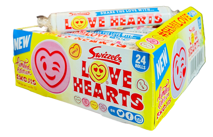 Swizzels Giant Love Heart Emojis – 39g (V)(BB 12/25)