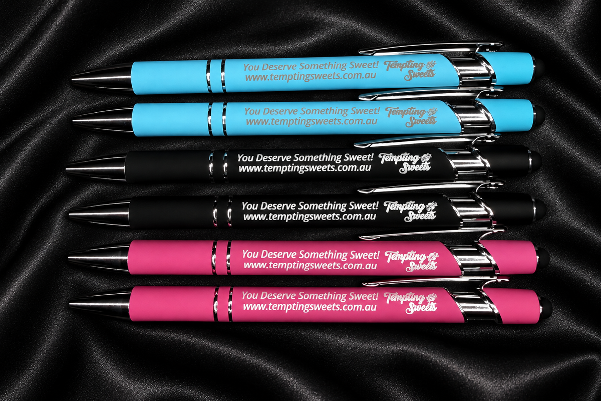 Tempting Sweets Branded Stylus Pen – Blue Ink