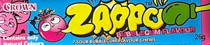 Zappo Sour Chews – 26g (BB 31/6/25)