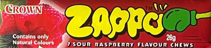 Zappo Sour Chews – 26g (BB 31/6/25)