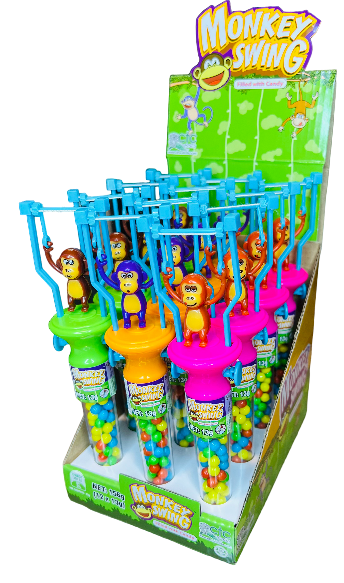 Monkey Swing Filled W Candy (13g)