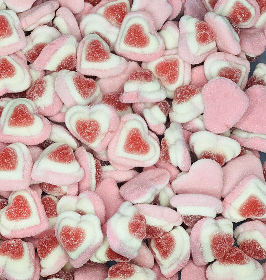 Pink Triple Hearts (GF)