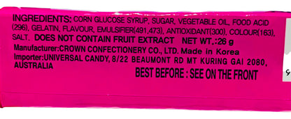 Zappo Sour Chews – 26g