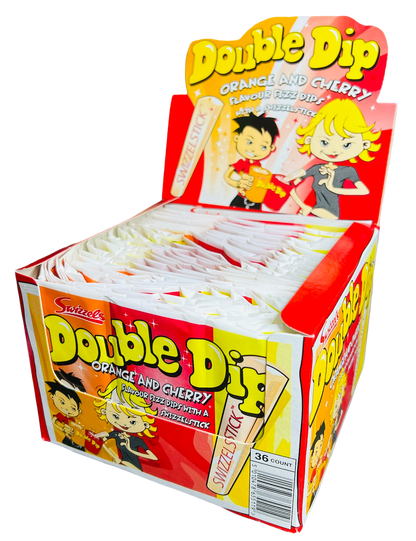 Swizzels Double Dip Orange & Cherry – 19g