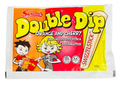 Swizzels Double Dip Orange & Cherry – 19g