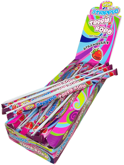JoJo Stripple Taffy Rope Strawberry – 25g (BB 30/3/26)
