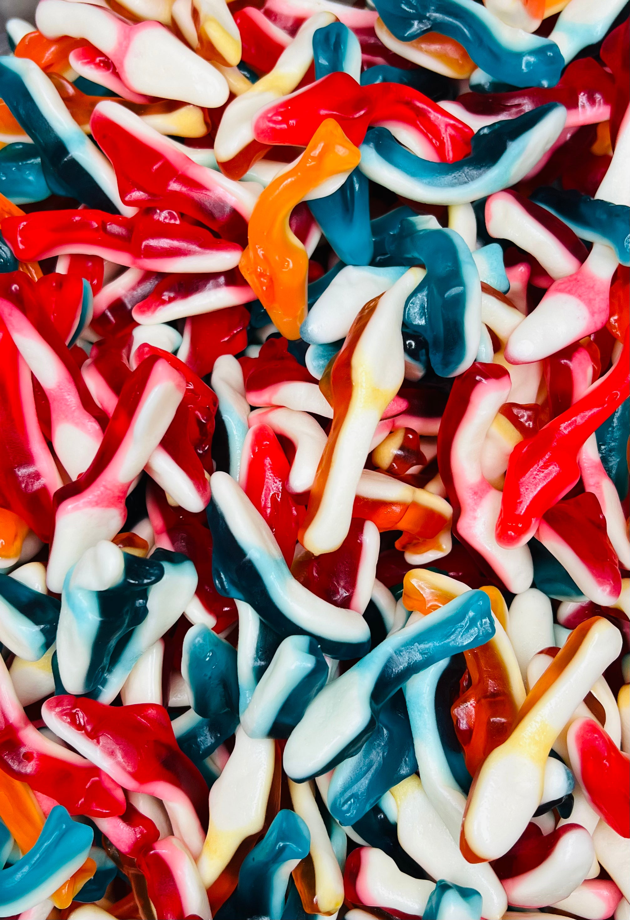 Tempting Rainbow Sharks (GF)(H) – Tempting Sweets